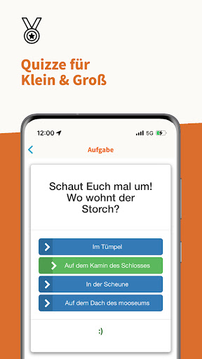 Screenshot Die Quiztour-App
