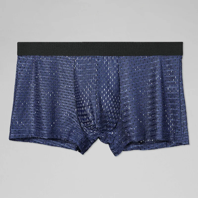 Pantalones Cuadrados Transpirables de Malla Helada para Hombre Comodidad Refrescante Ideales para Actividades Deportivas y Uso Diario, Máxima Ventilación.