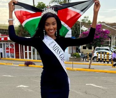 will be representing Kenya at Miss global beauty pageant