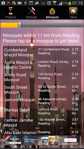 iAzan Prayer Time Mosque Qibla