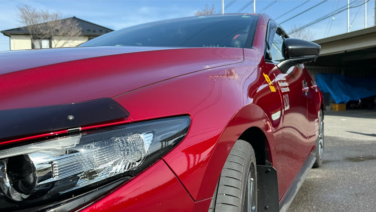 MAZDA3のタイヤ交換完了！・3台は疲れる・久しぶりに洗車✨に関するカスタム事例の投稿画像6枚目