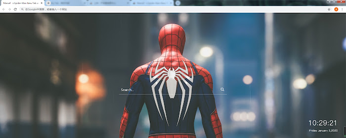 Marvel’s Spider-Man New Tab and Wallpaper marquee promo image