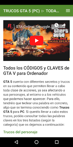 TRUCOS GTA 5 (PS3) ▷ TODAS las CLAVES y CÓDIGOS - PS3 - Trucos