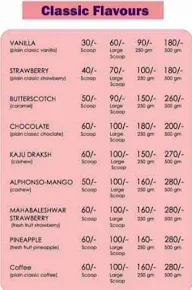 Havmor Ice Cream menu 4