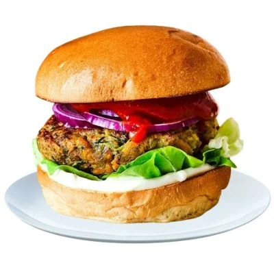 Chicken Tikka Cheese Burger