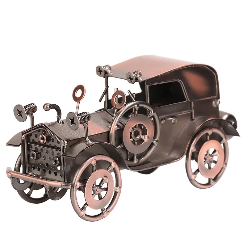 Title 1, Handgemaakte retro vintage auto model van smeed...