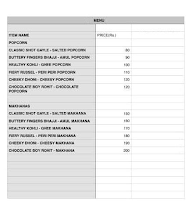 Chai Pe Charcha menu 1