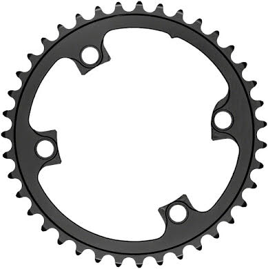 Absolute Black Premium Round 110 BCD Road Inner Chainring Shimano Dura-Ace 9100 - 110 Shimano Asymmetric BCD, 4-Bol alternate image 1