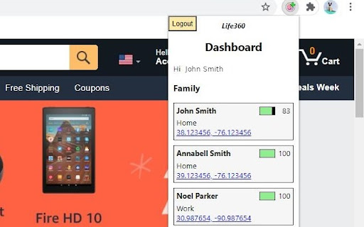 Life360 Chrome Extension