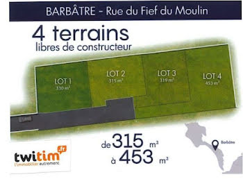 terrain à Barbâtre (85)