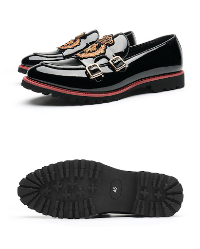 Title 3, Mens breathable casual business leather shoes,...