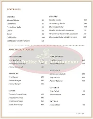 D Delite Vegetarian Restaurant menu 1