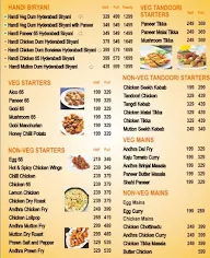 Barons Biryani menu 1