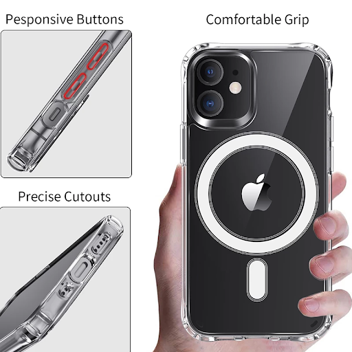Title 5, Magnetic Phone Case Anti-drop Transparent Prote...