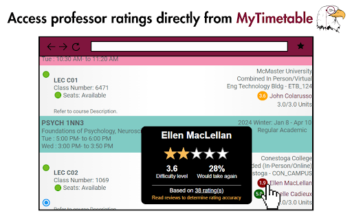 McMaster RateMyProf