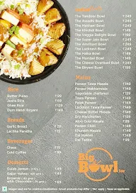 Big Bowl Inc menu 2