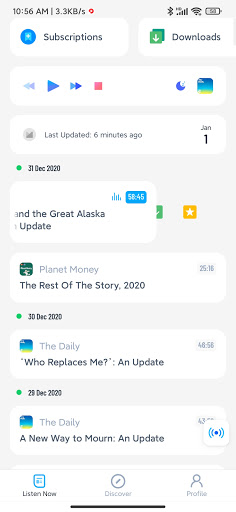 Screenshot Moon FM - The Podcast App