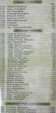 New Jai Hind menu 1