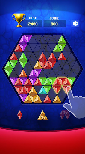Hexa  Block Triangle Puzzle game