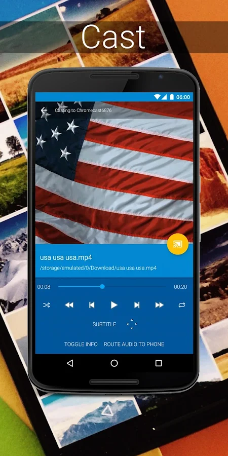   LocalCast for Chromecast– captură de ecran 