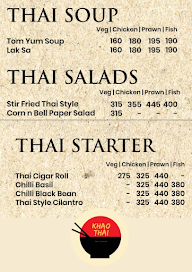 Khao Thai menu 2