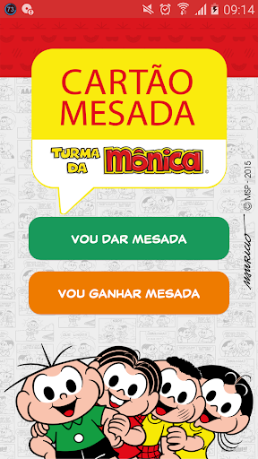 Cartão Mesada Turma da Mônica