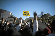 CLEAR MESSAGE Several thousand anti-Zuma protesters   march towards parliament in Cape Town on the eve  of the vote for the motion of no confidence in President Jacob Zuma on Tuesday Picture: David Harrison