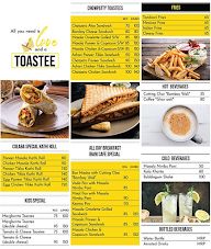 Bombay Toastee menu 1