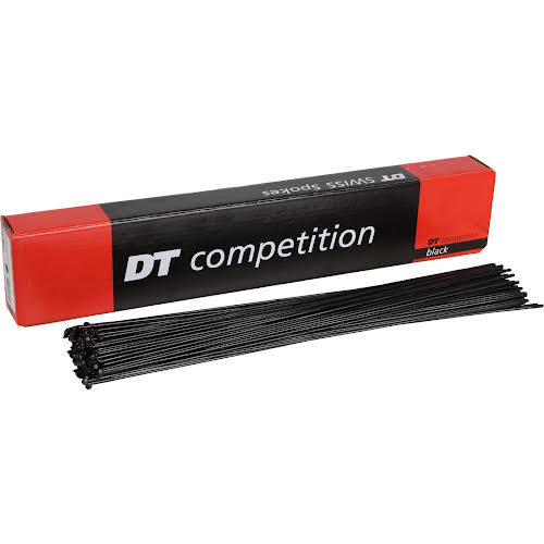 DT Swiss Competition Race Double Butted Black Spoke - Box of 100