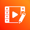 Icon Crop, Cut & Merge Video Editor