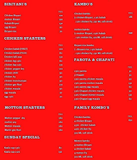 Abhiruchi Biriyani's menu 1