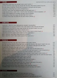 Gajalee menu 3