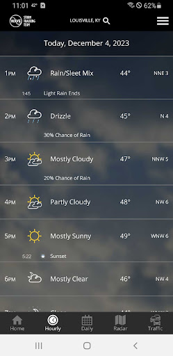 Screenshot WAVE 3 Louisville Weather