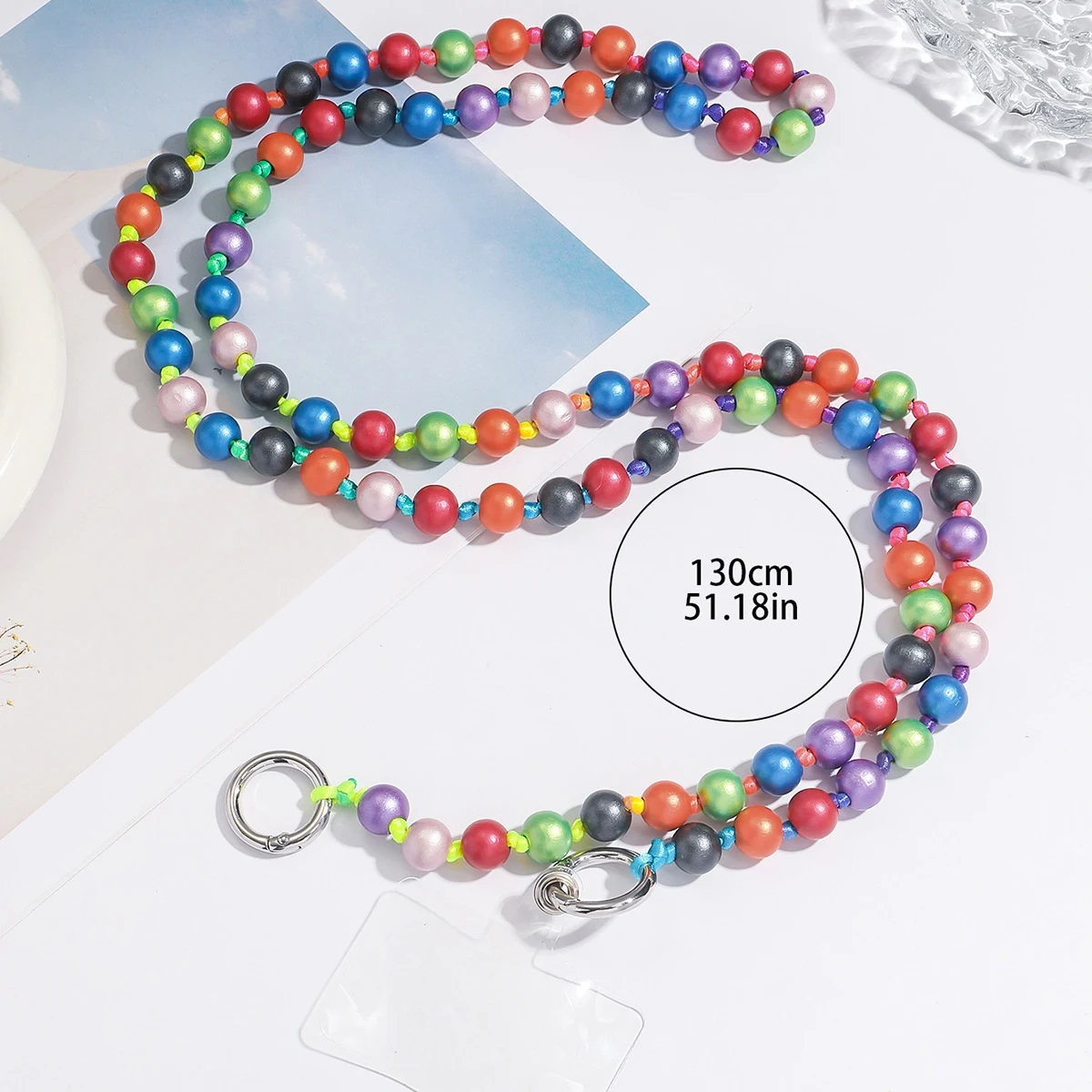 Title 5, Wild Color Beaded Mobile Phone Strap Add flair ...
