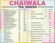 Chaiwala Tea And Snacks menu 1