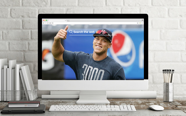 Aaron Judge New Tab MLB Theme