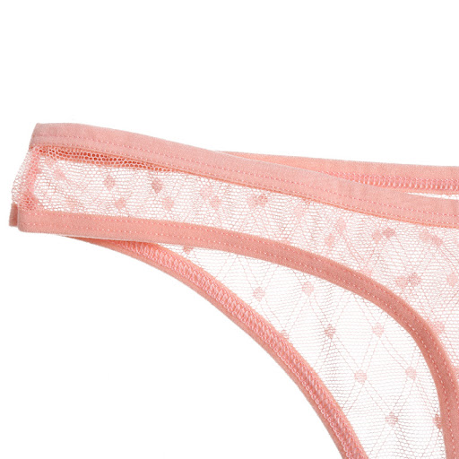 Title 4, Pure Color Breathable Low Waist High Slit Brief...