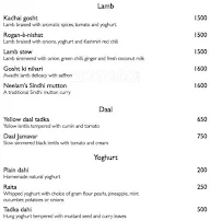 Jamavar - The Leela Palace menu 3