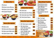 Bakmi Rajamur menu 2