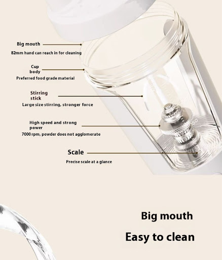 Title 11, Fully Automatic Mixing Cup Electric Shaker Effo...
