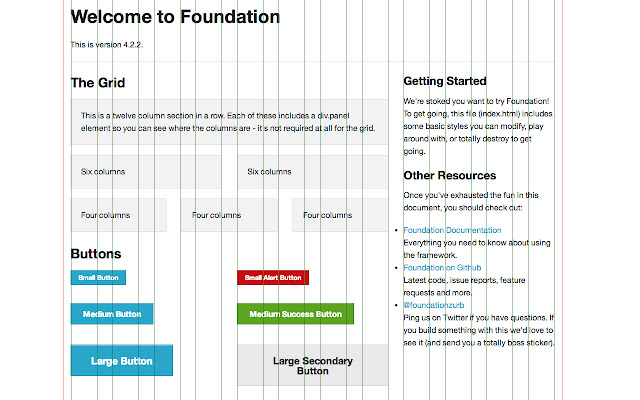 Foundation Overlay chrome extension