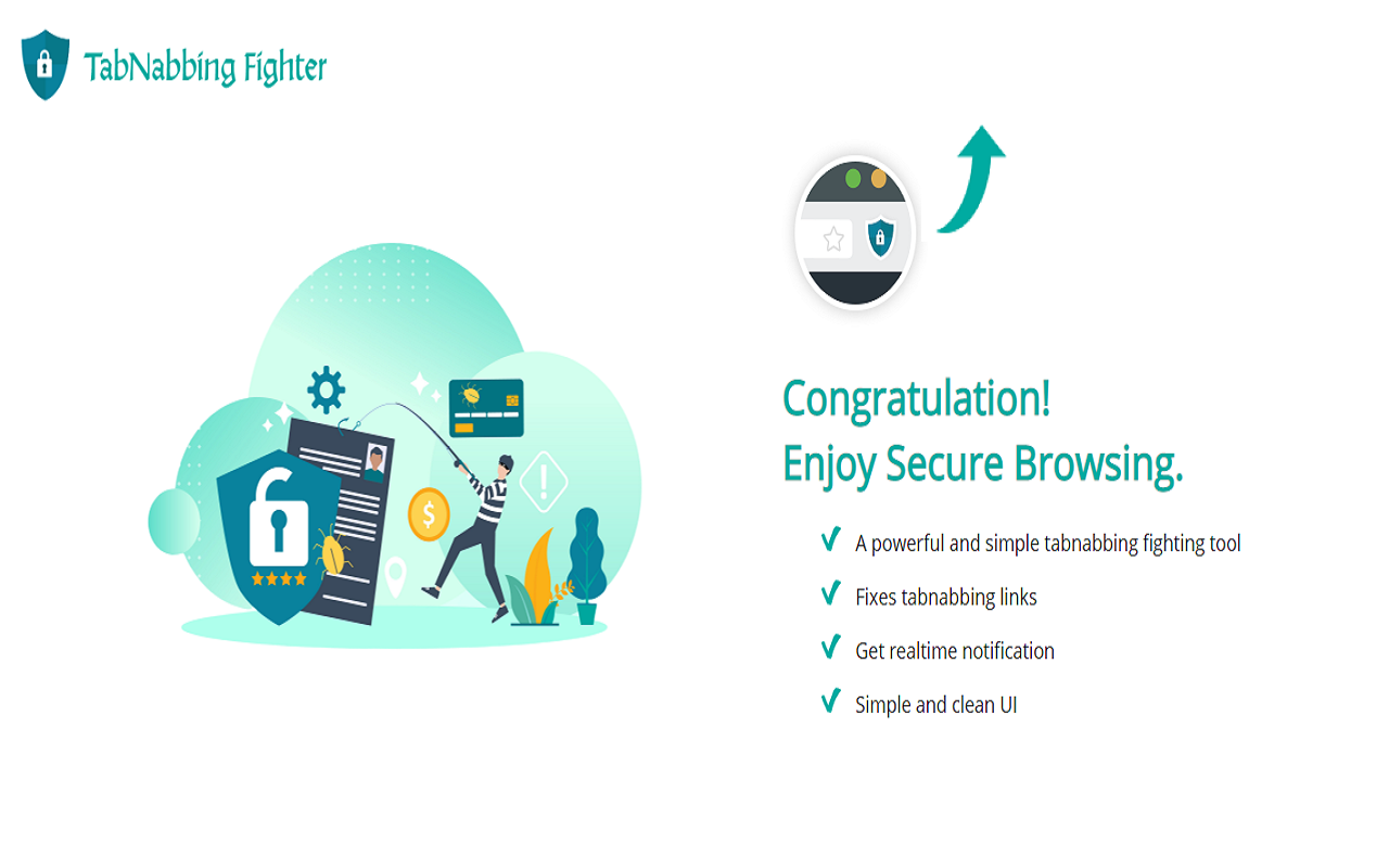 Tabnabbing Fighter:Phishing Attack Protection Preview image 2
