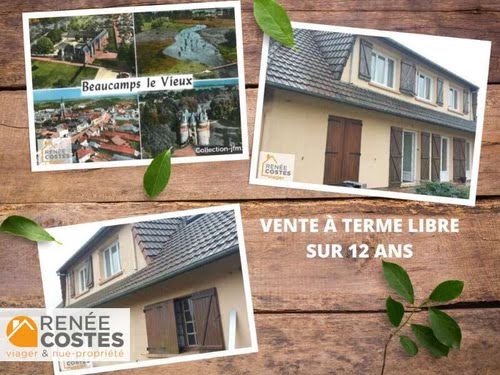 Vente viager 8 pièces 130 m² à Beaucamps-le-Vieux (80430), 76 500 €