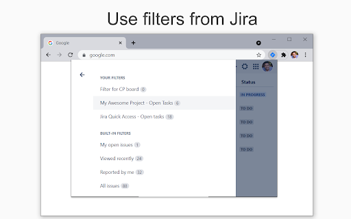 Jira for Chrome