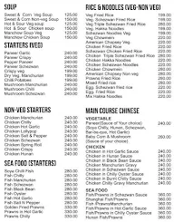 Singh's Kitchen menu 1