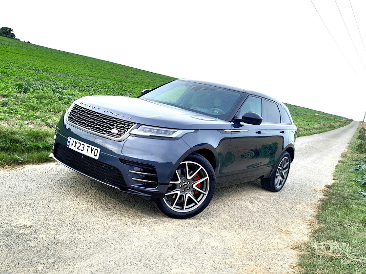 The Range Rover Velar P400e hybrid is a multi-faceted vehicle that can waft free of fuel in cities and handle bad terrain. Picture: PHUTI MPYANE