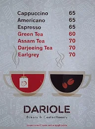 Dariole menu 4