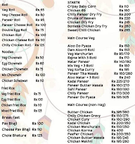 Indian Kitchen menu 1