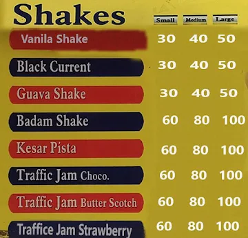 Alphanso Juice & Shake menu 