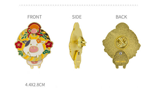 Title 2, Original Design Cute Brooch Collar Pin Clothes ...